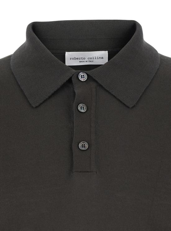 26SS 로베르토 콜리나 폴로 티셔츠 261MYA1002408 Brown - ROBERTO COLLINA