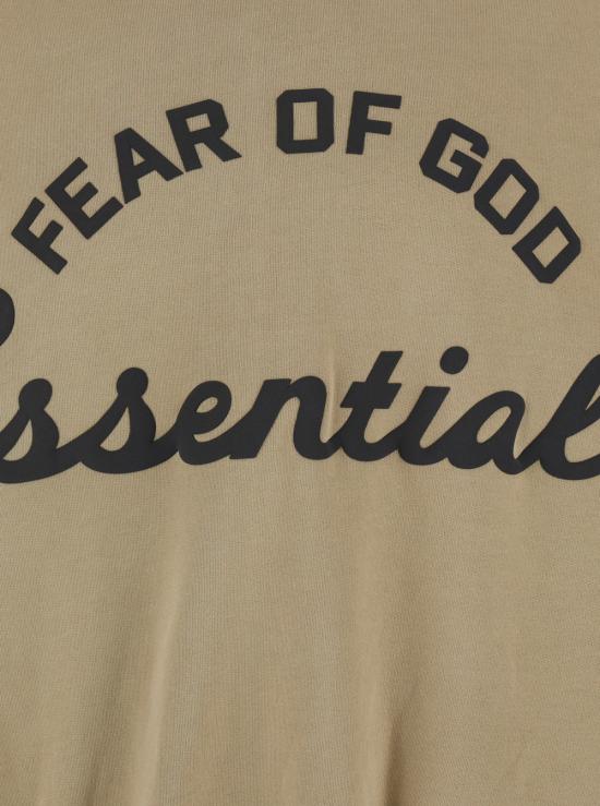 26SS 피어오브갓 후드 티셔츠 192SP264462FFADEDDUNE Beige - FEAR OF GOD