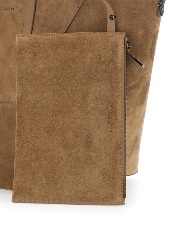 26SS 브루넬로 쿠치넬리 토트백 MBDLB2571C7495 Beige - BRUNELLO CUCINELLI