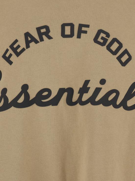 26SS 피어오브갓 반팔 티셔츠 125SP264112FFADEDDUNE Beige - FEAR OF GOD