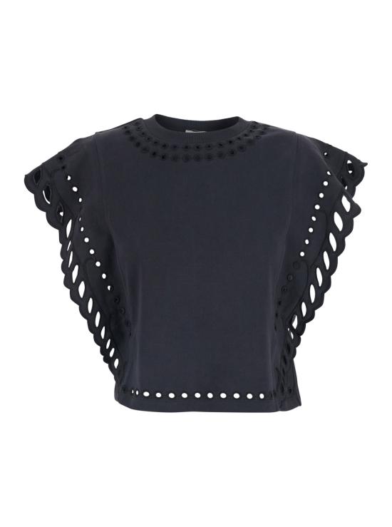 26SS 이자벨마랑에뚜왈 탑 TS0298FAD1N08E02FK Black