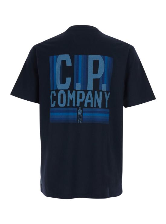 26SS 씨피 컴퍼니 30/1 Pd 저지 숏슬리브 티셔츠 20CMTS174A110579W888 Blu - C.P. COMPANY