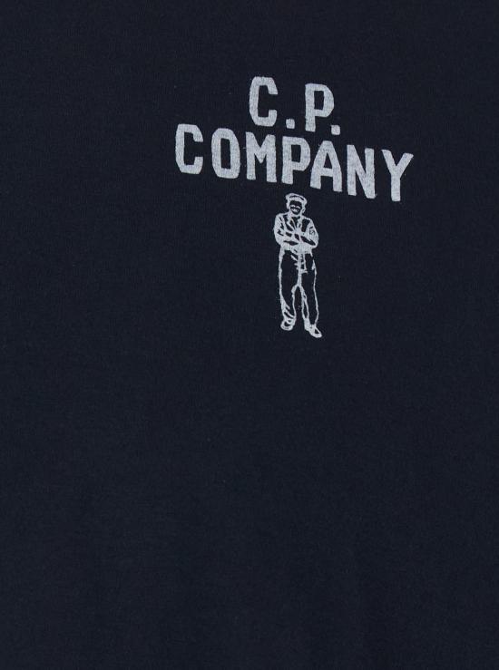 26SS 씨피 컴퍼니 30/1 Pd 저지 숏슬리브 티셔츠 20CMTS174A110579W888 Blu - C.P. COMPANY