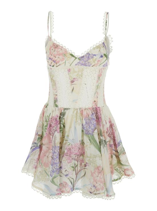 26SS 차로루이즈 미디 원피스 266603CREAMBOTANIC Multicolor