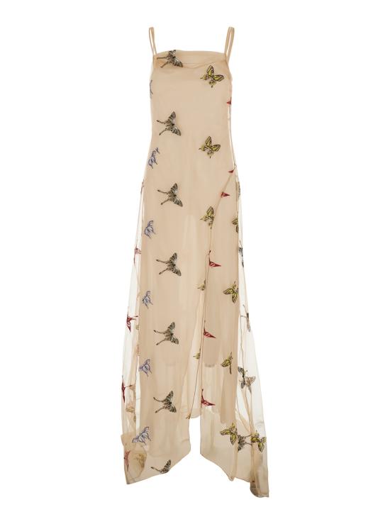 26SS 블루마린 롱 원피스 4A483AF8209 Beige