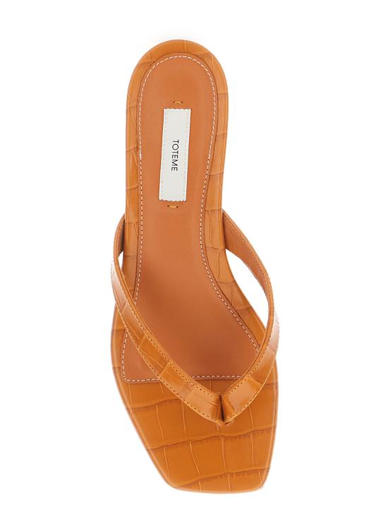 26SS 토템 샌들 253WAS1010LE0076366 Beige - TOTEME