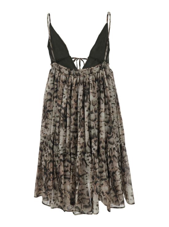 26SS 핑코 미디 원피스 106917A3APCZ9 Beige - PINKO