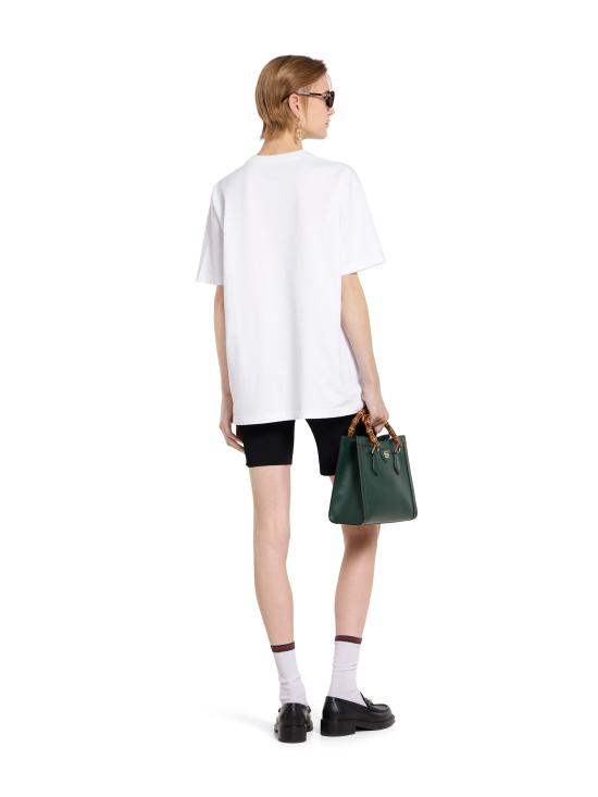 26SS 구찌 자수 코튼 저지 티셔츠 837959XJHMR 9051 White - GUCCI