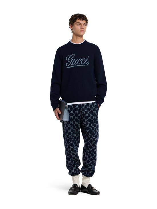 26SS 구찌 스웨터 795347XKD74 4071 Blue - GUCCI