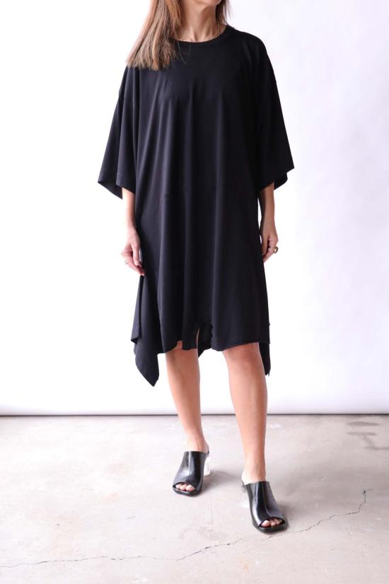  MM6 메종마르지엘라 미디 원피스 Mm6 메종 마르지엘라 오버사이즈 코튼 저지 드레스 - MM6 MAISON MARGIELA