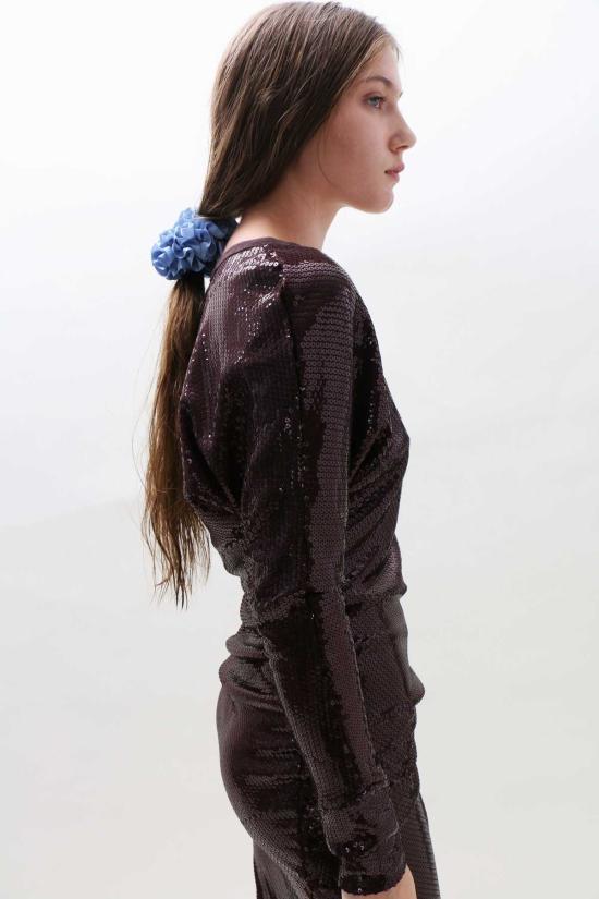  마리암 나시르 자데 헤어 액세서리 카네이션 스크런치 프렌치 블루 - MARYAM NASSIR ZADEH