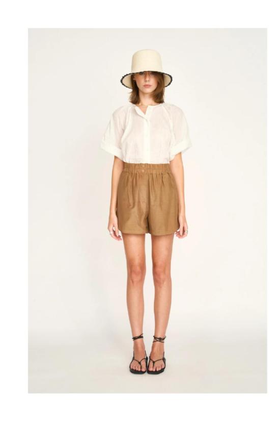  Mirth 숏팬츠 트랙 쇼츠 브라운 - OTHER BRANDS