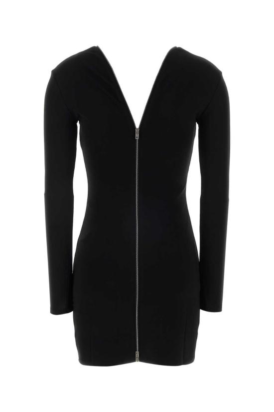  알렉산더 왕 숏 원피스 스트레치 비스코스 미니 드레스 블랙 - ALEXANDER WANG