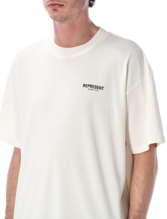 26SS 리프레젠트 반팔 티셔츠 OCM41114 72 FLAT WHITE - REPRESENT