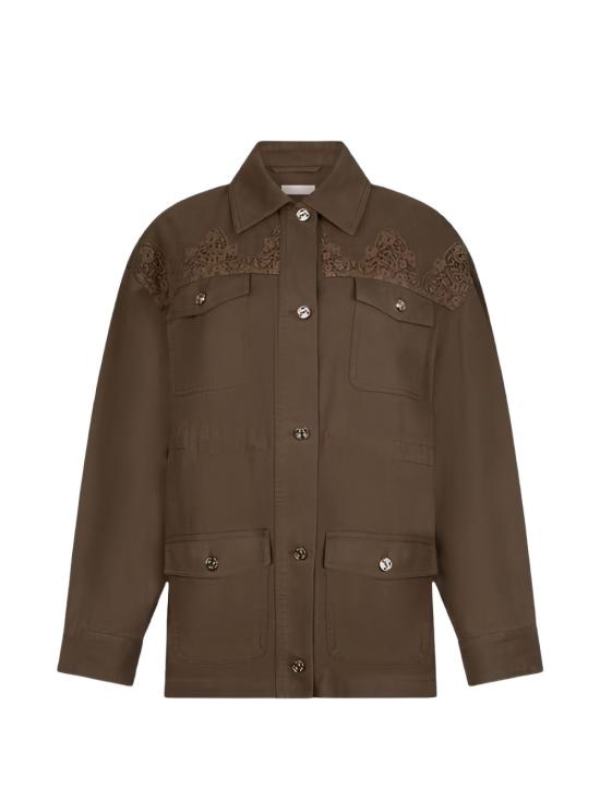 26SS 봄버 자켓 WA6297 T433A90822 Dark olive - LIU JO