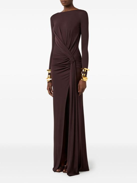 26SS 엘리자베타프랜치 미디 원피스 ABR6463E2 EV9 Dark chocolate - ELISABETTA FRANCHI