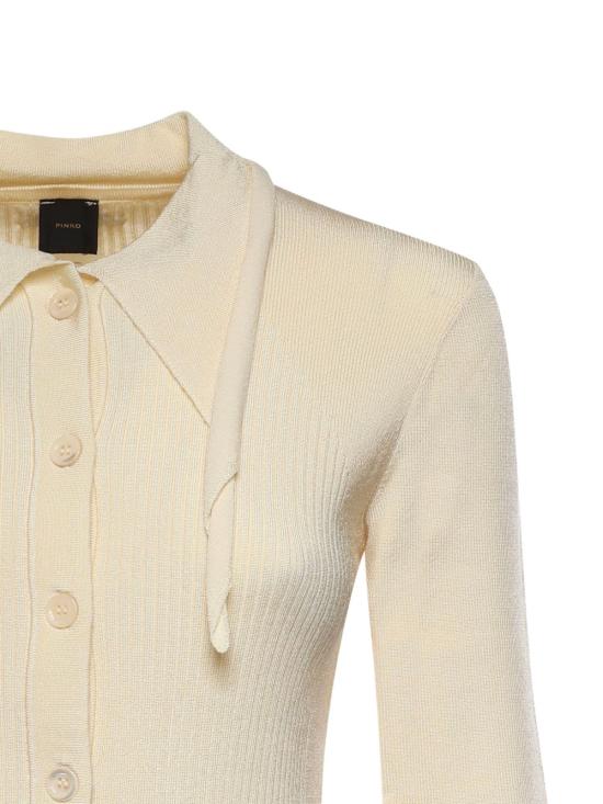 26SS 핑코 폴로 티셔츠 106316 A347C04 Beige angora - PINKO