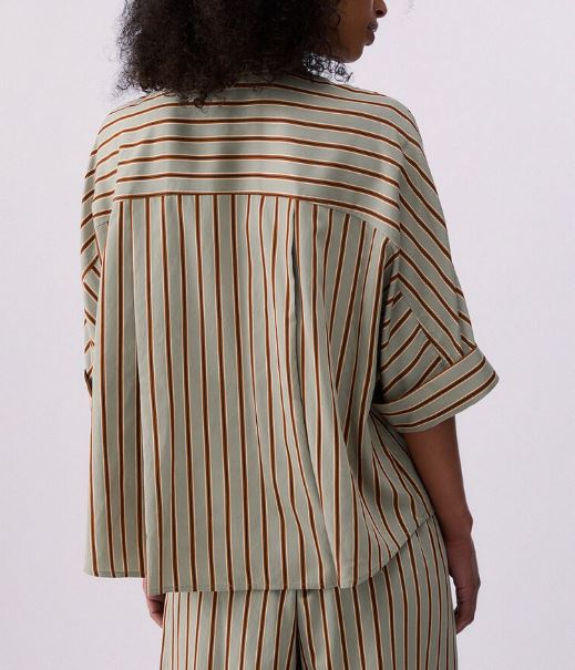 26SS 리우조 셔츠 CA6351 T553AP9641 Green tabacco - LIU JO