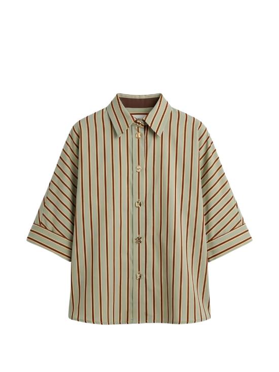 26SS 리우조 셔츠 CA6351 T553AP9641 Green tabacco - LIU JO