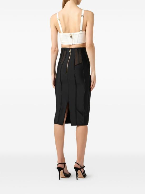 26SS 엘리자베타프랜치 긴팔 티셔츠 TK82D62E2 360 Ivory - ELISABETTA FRANCHI