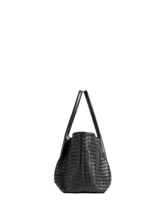 26SS 보테가베네타 라지 피나코테카 숄더백 817166 V5AG11206 BLACK FONDANT - BOTTEGA VENETA