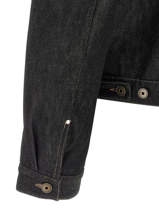  르메르 데님 자켓 트러커 재킷 블랙 - LEMAIRE