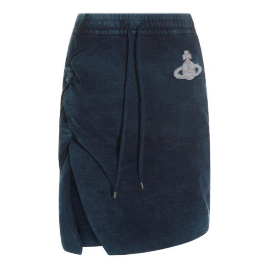 26SS 비비안웨스트우드 스커트 1J01000MJ00B1K411 Blue