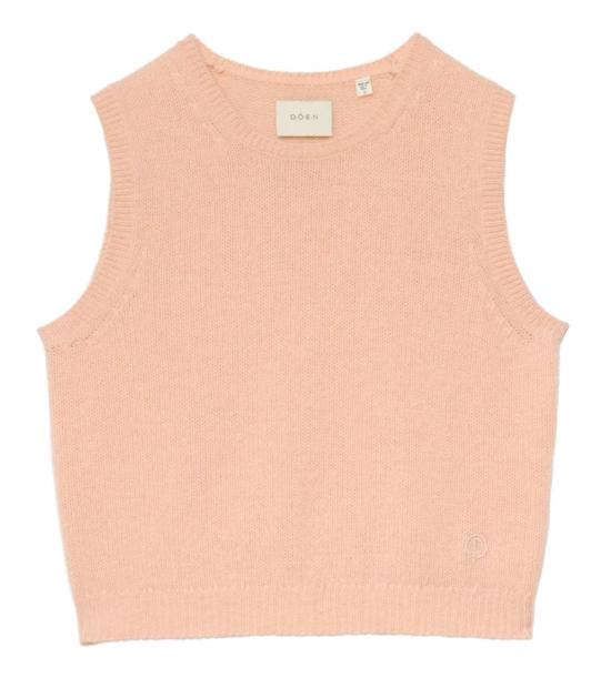 도엔 베스트 라우덴 캐시미어 스웨터  라이트 피치 소르베 - DOEN