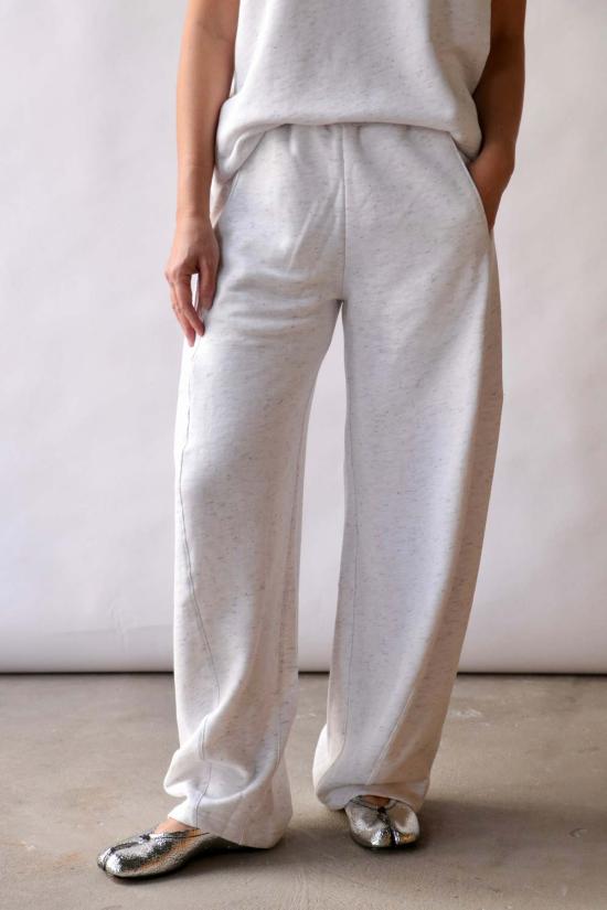  티비 스트레이트 팬츠 스프링 트위디 스웨트셔츠 윈슬로우 팬츠 화이트 멀티 - TIBI