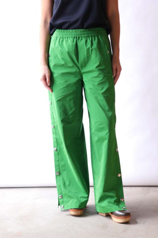  티비 팬츠 나일론 스냅 풀온 조거