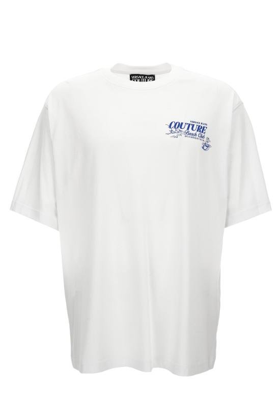 26SS 베르사체 반팔 티셔츠 80GAHT09 CJ00T003 White