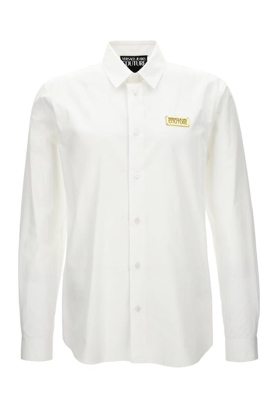 26SS 베르사체 긴팔 셔츠 80GALCS1 CNY17G03 White