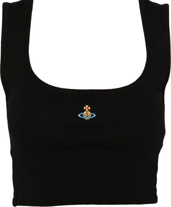 26SS 비비안웨스트우드 민소매 티셔츠 1G010011J009CN401 BLACK - VIVIENNE WESTWOOD