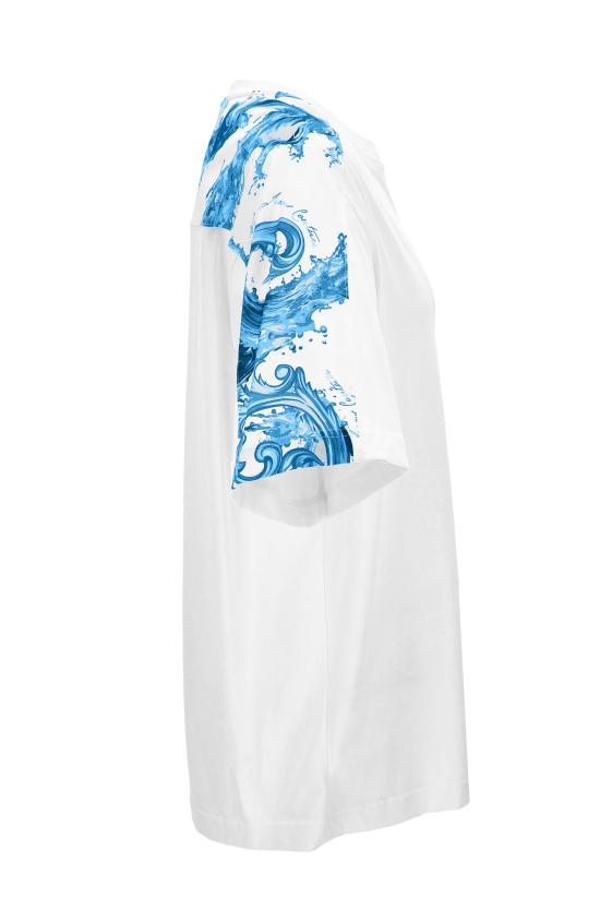 26SS 베르사체 반팔 티셔츠 80GAH610 JS543OE8 White - VERSACE