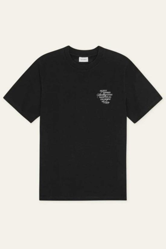 26SS 레듀 반팔 티셔츠 Les Deux Ben Faience 티셔츠 블랙