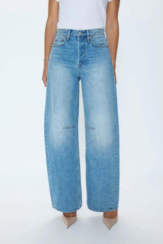  피스톨라 데님 팬츠 시드니 배럴 진 - PISTOLA