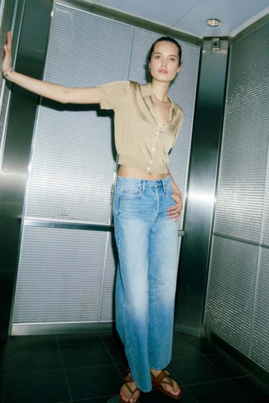  피스톨라 데님 팬츠 시드니 배럴 진