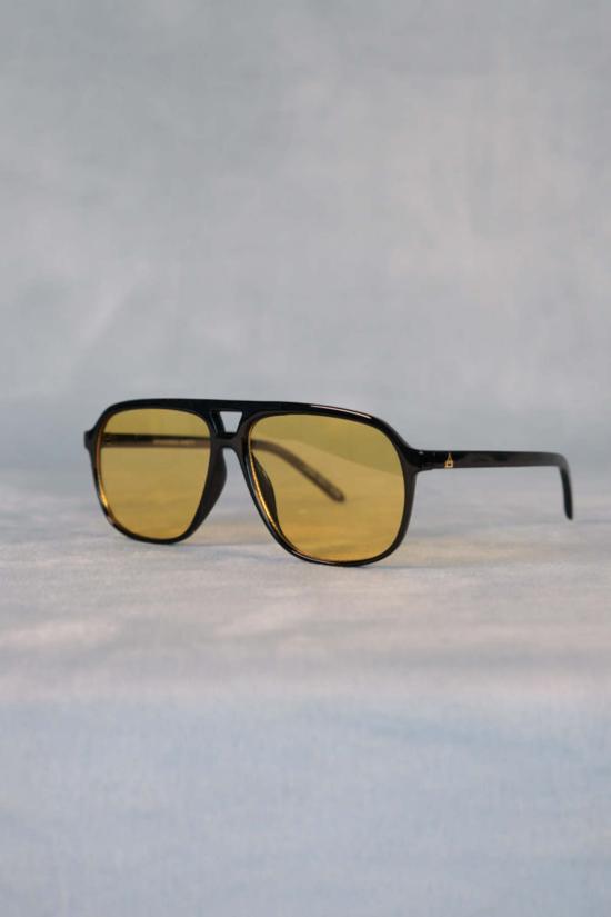  AIRE 안경 Aire Monoceros 선글라스 블랙 프레임/옐로우 렌즈 - OTHER BRANDS
