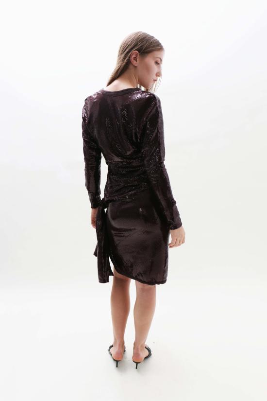  탈리아 바이어 숏 원피스 Talia Byre 타이 드레스 버건디 - TALIA BYRE