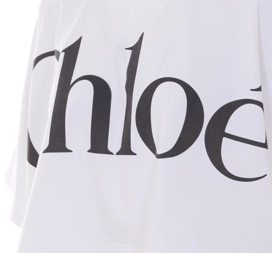 26SS 끌로에 반팔 티셔츠 24AJH09183 101 White - CHLOE