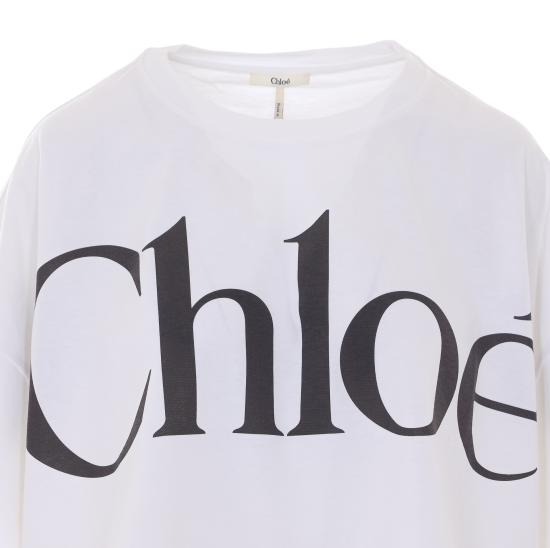 26SS 끌로에 반팔 티셔츠 24AJH09183 101 White - CHLOE