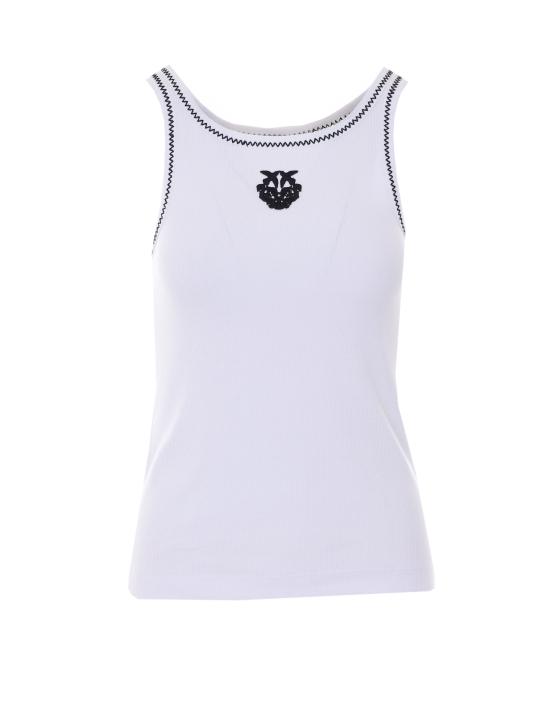 26SS 핑코 반팔 티셔츠 106816 A3ALZZ1 White