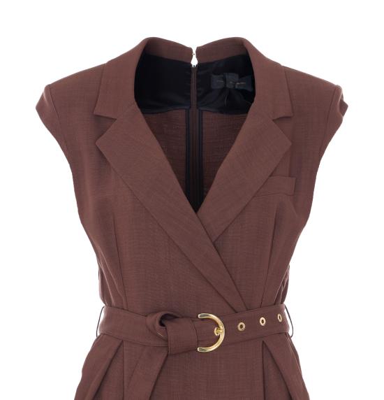 26SS 핑코 미디 원피스 106565 A2W6L78 Brown - PINKO