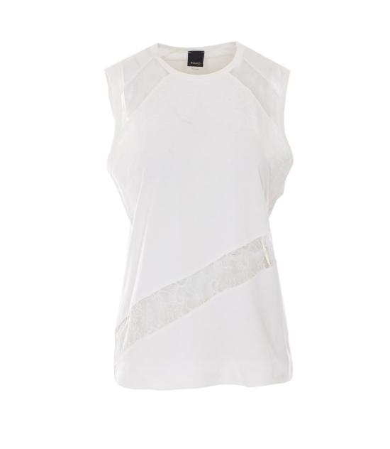 26SS 핑코 긴팔 티셔츠 106291 A335Z05 White