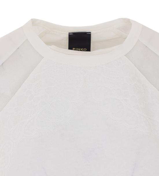 26SS 핑코 긴팔 티셔츠 106291 A335Z05 White - PINKO