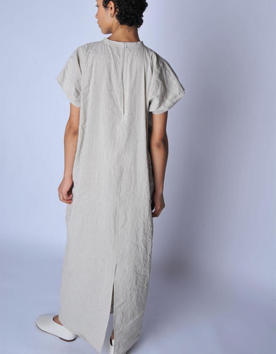  소피 드후레 롱 원피스 소피 드후어 내추럴 델피 리옹 드레스 베이지 - SOFIE D'HOORE