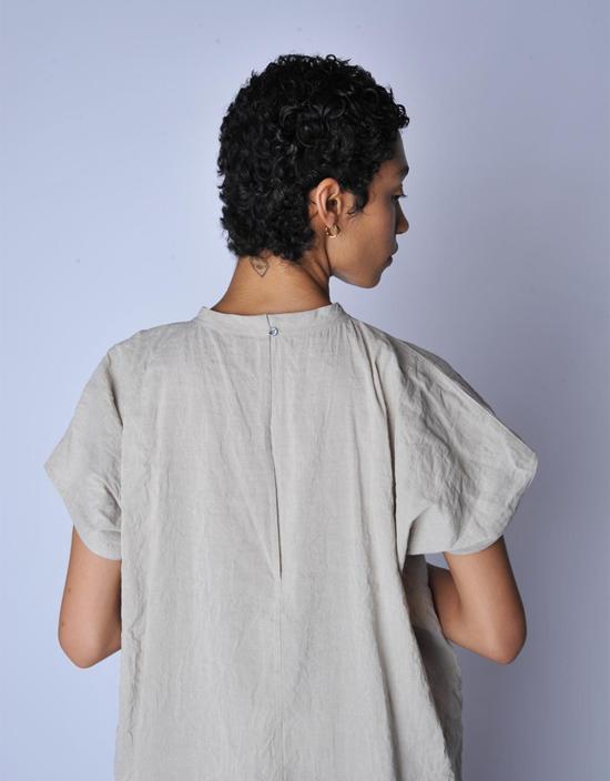  소피 드후레 롱 원피스 소피 드후어 내추럴 델피 리옹 드레스 베이지 - SOFIE D'HOORE