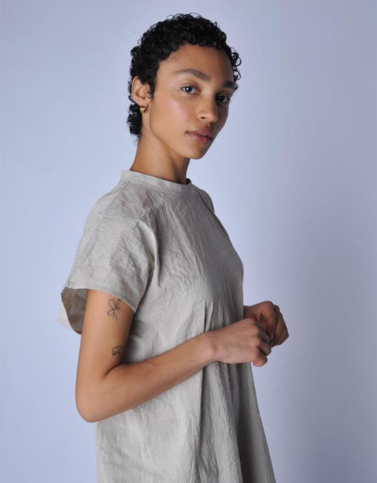  소피 드후레 롱 원피스 소피 드후어 내추럴 델피 리옹 드레스 베이지 - SOFIE D'HOORE