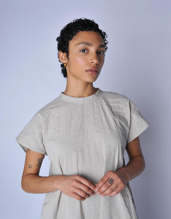  소피 드후레 롱 원피스 소피 드후어 내추럴 델피 리옹 드레스 베이지 - SOFIE D'HOORE