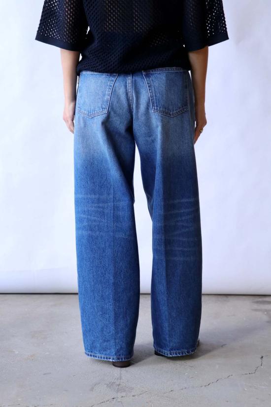  하이쿠레 데님 팬츠 베서니  (숏 기장) 리얼 블루 - HAIKURE